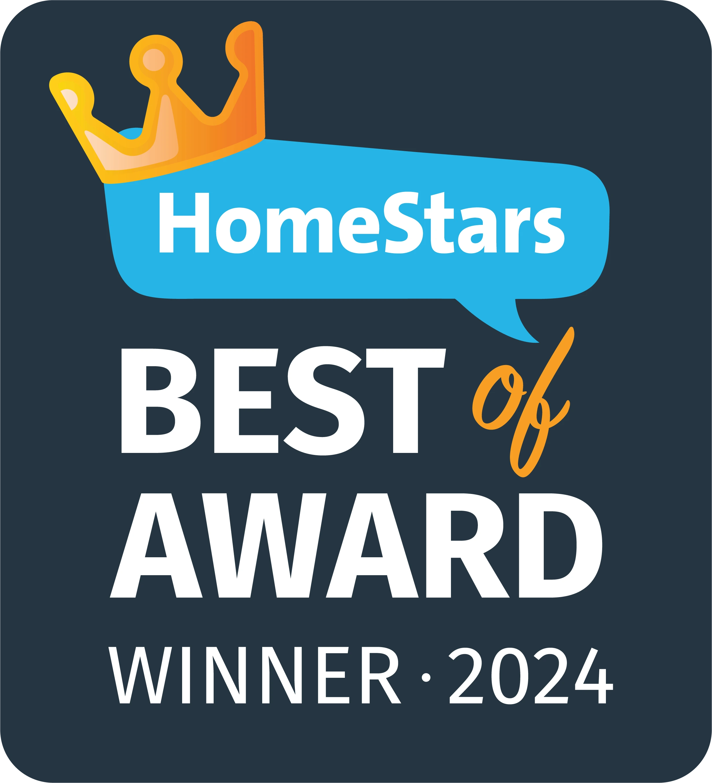 Home Stars Best of Award Winner 2024 badge